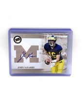 2004 Press Pass Rookie Autograph John Navarre On Card Auto Michigan. rookie card picture