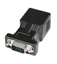 RS232 to RJ45, DB9 9-Pin Serial Port Male to RJ45 Female Cat5e/6 Ethernet LAN