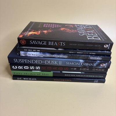 Lot Of 7 Signed Horror Novels, Collections And Anthologies. VGC. 