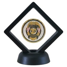 SH Challenge Coin Display Frame, 3D Floating Display Case Stand Holder, Medal...