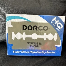 Dorco HQ Stainless Razor blades 100 Pack New Sealed