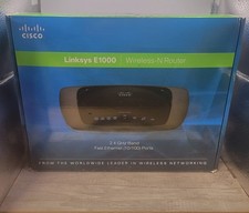Linksys E1000 300 Mbps 4-Port 10/100 Wireless N Router Fast Ethernet 2.4 GHz