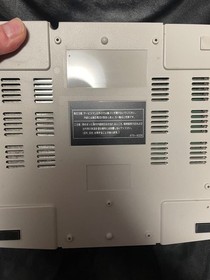 Sega Saturn Console White HST-3220 confirmed working Japanese Version Tested