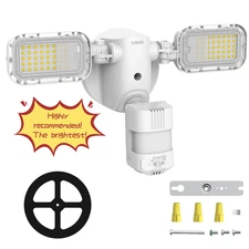 10,000LM Floodlight LED Motion Sensor Outdoor Security Light Wall Mounted SANSI