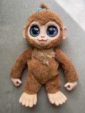 FurReal Peanut The Playful Monkey Interactive Toy 15" Plush Daycare Tested Works