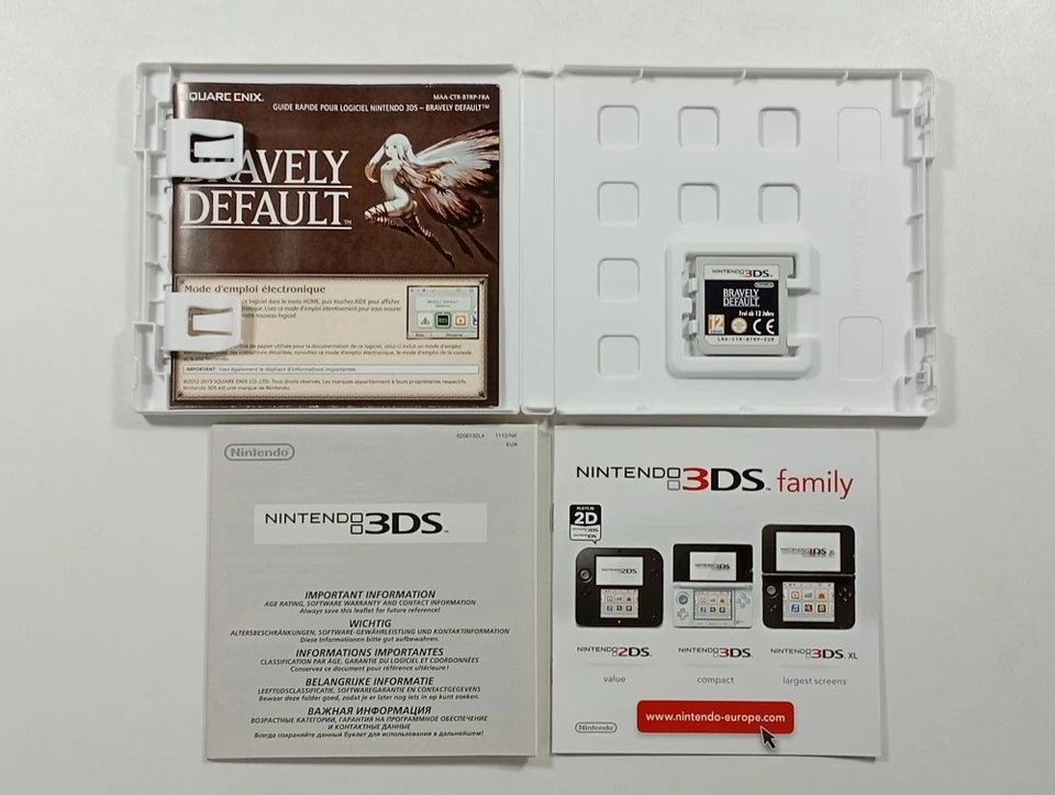 BRAVELY DEFAULT NINTENDO 3DS PAL-FRA OCCASION - Photo 3/3