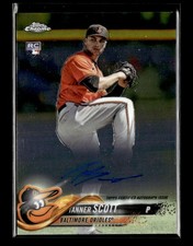 2018 Topps Chrome #RA-TSC Tanner Scott Rookie Autographs