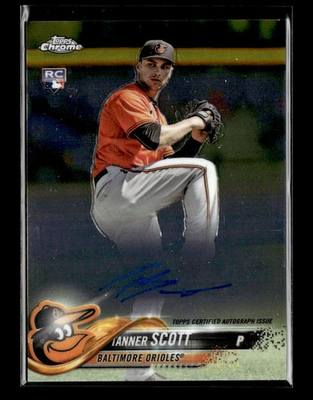 #ad 2018 Topps Chrome #RA TSC Tanner Scott Rookie Autographs $9.99