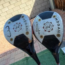 HOGAN Dura-Ply SPEED SLOT 404 3  4 Wood Senior Steel Shaft RH Vintage Set