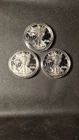 3 - 1 OZ .999 Fine Silver 2021 Walking Liberty Silver Eagle One Dollar (UNC)