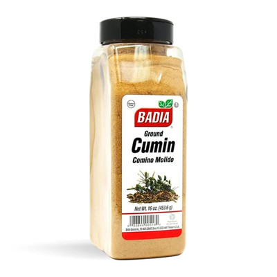 Badia Ground Cumin, 16 Oz   Comino Powder for Authentic Aromatic Flavor in Cooki