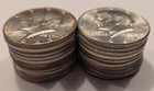 Roll Of 20 1965-1968 Silver Kennedy Half Dollars 50C 40% Silver $10 Face Value — photo 4