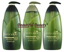[ROSEE] ECO ALOE VERA HAIR SHAMPOO, CONDITIONER & TREATMENT(ROSEE) Made in Korea