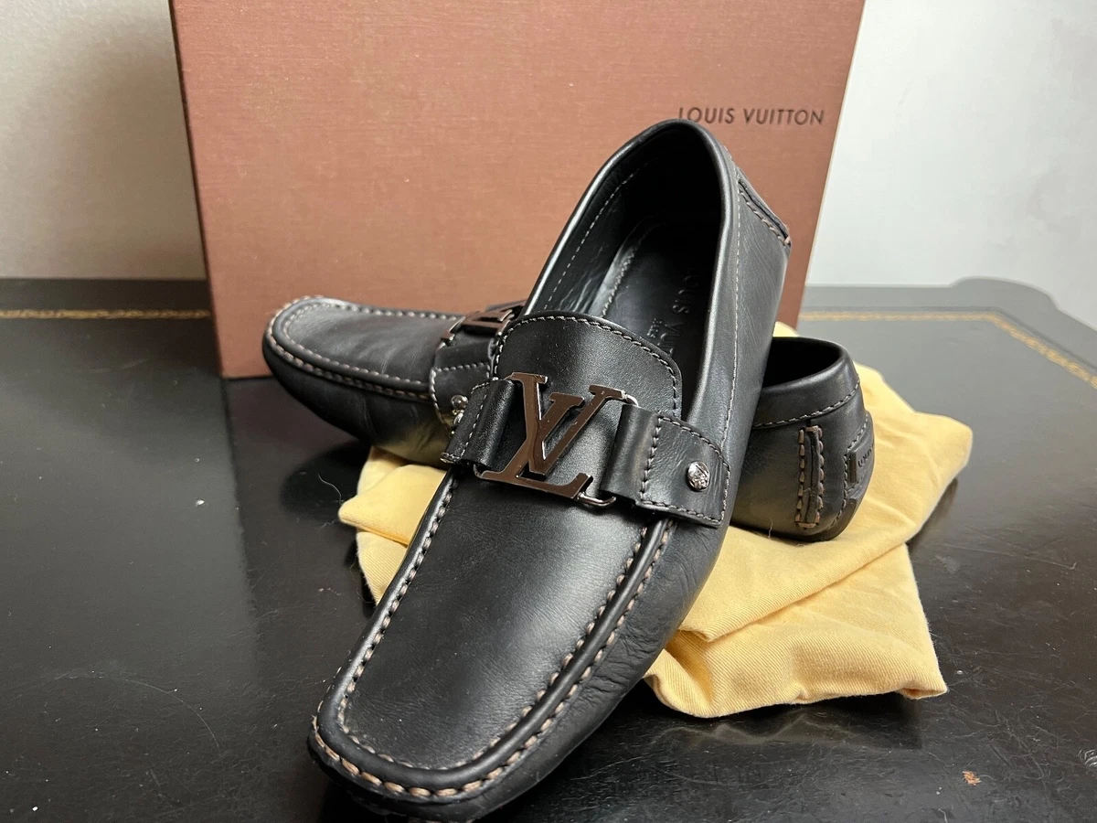 Louis Vuitton Monte Carlo Moccasin BLACK. Size 10.0