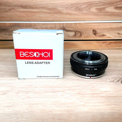 BESCHOI Objektivadapter Lens Adapter M42-FX M42 zu Fujifilm X-Mount - NEU