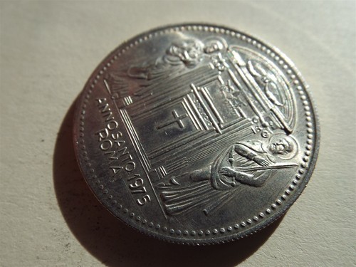 Pope Paul VI Pont. Maximus 1975 Rome Medal/ Token (6322) - Picture 6 of 6