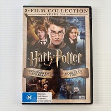 Harry Potter Prisoner Of Azkaban & Goblet Of Fire DVD R4 PAL Brand New Sealed