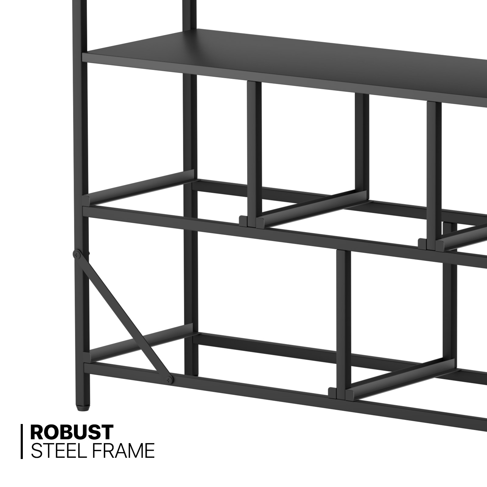 5 Black Drawers Dressers Fabric Chest of Drawers Storage Bedroom Organizer Bins