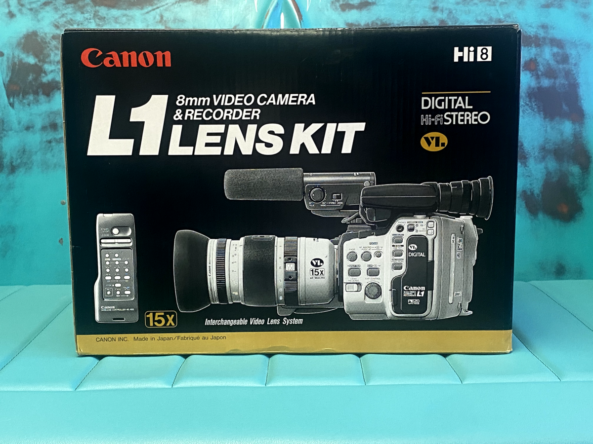 Canon Canovision 8 VM-E1 Hi8 Video Camera & L1 Lens Kit | 10 Canon Canovision 8 VM-E1 Hi8 Video Camera & L1 Lens Kit | 10