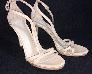 dusty pink platform heels