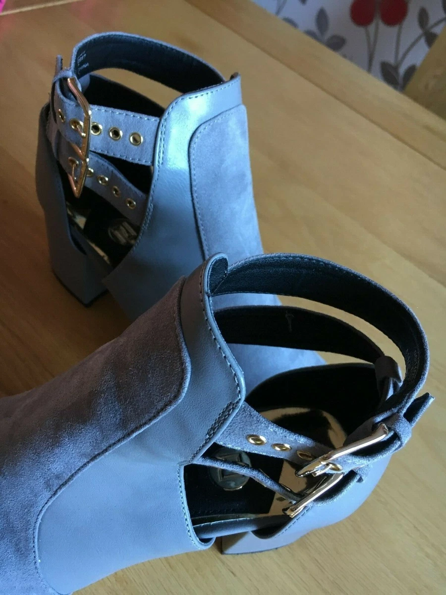 River island hotsell peep toe boots