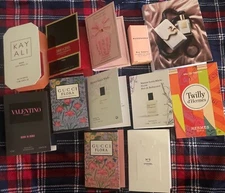 12Pc Perfume Sample Lot-Chanel, Kay Ali, Gucci, Valentino, Kilian & More 1.2-2mL