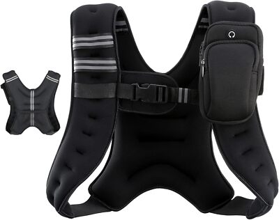 ZELUS Gilet lesté, gilet de poids 6Lb/8Lb/12Lb/16Lb/20Lb/25Lb/30Lb