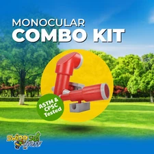 SWING SET STUFF INC MONOCULAR COMBO KIT (RED) wooden cedar attach quality 0299