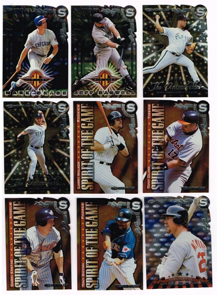 98 DONRUSS SILVER PRESS PROOF DIE CUT PR 1500 -PICK YOUR PLAYER/FINISH YOUR SET- - Image 2 of 2