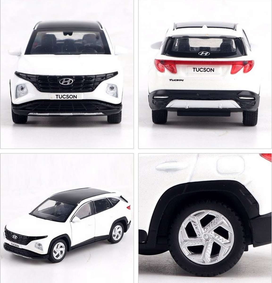 Hyundai Motors Tucson NX4 Diecast Mini Car Toy 1:38 Miniature