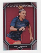 2024 UPPER DECK GOODWIN CHAMPIONS PLATINUM RED TRINITY RODMAN TEAM USA SOCCER