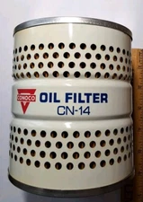Vintage NOS Conoco Oil Filter CN-14 Gas & Oil Collectible Garage Man Cave