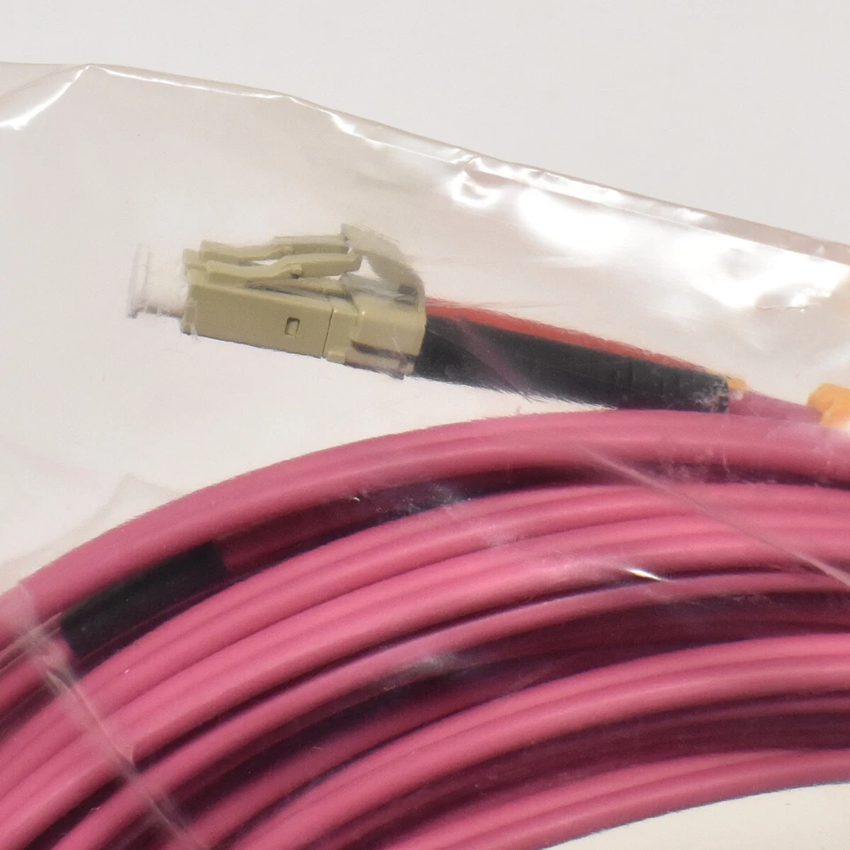 10 x Corning OM4 Duplex FIBER Patch Cord Pink LSZH LC/LC-15m NEU NEW - Bild 3 von 4