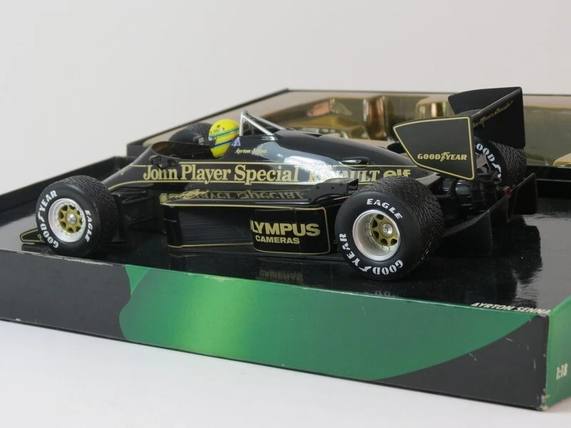 Minichamps Lotus Renault JPS 97T Ayrton Senna Portugal GP 1985 1/18 540851892 - Immagine 3 di 4