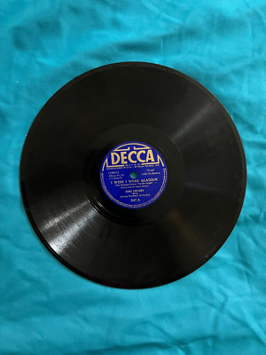 Bing Crosby - I Wish I Were Aladdin / From The Top Of Your Head - 78 - Decca 547