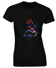 Image of PAINTED SLASH TROOPER LADIES T SHIRT STAR TROOPER STORM WARS JEDI YODA COOL TOP