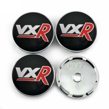 4x VXR Vauxhall  Wheel Hub Centre Cap New Centre Caps Badge 60mm Black / Red