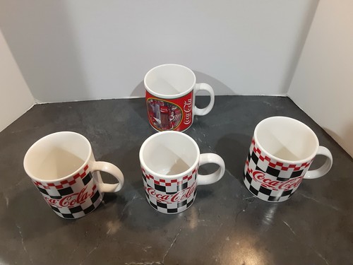 Coca Cola Mugs. 4 total mugs 3 from 2000 and 1 from 1995 - Picture 2 of 4