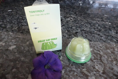 Tony Moly green grape jelly lip melt new in box 0.31oz