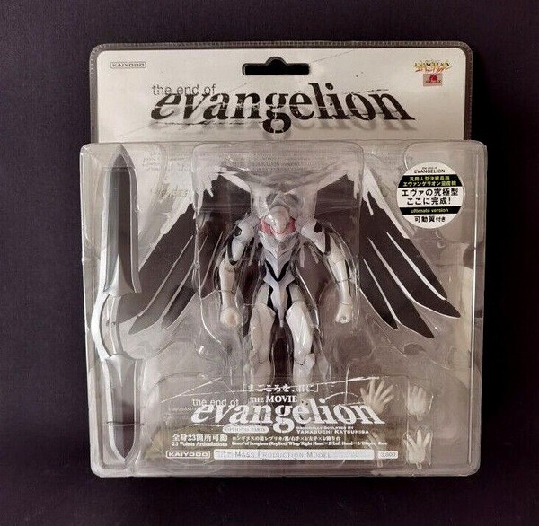 Neon Genesis Evangelion PVC Figure EVA Mass Production White Wings Kaiyodo