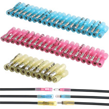 Heat Shrink Bullet Crimp Wire Connector 22-10 AWG Male Female Crimp Terminal Kit