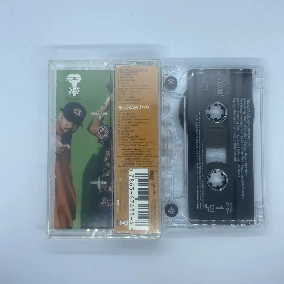 Tha Alkaholiks Likwidation Cassette Tape Loud Records Rare USA Import Foto 3 de 4