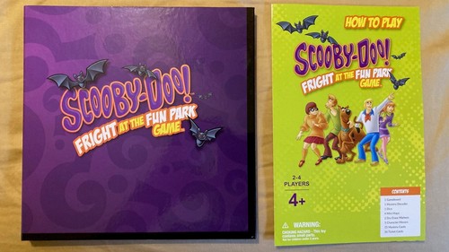 Scooby-Doo Fright at the Fun Park Board Game Buffalo Games Missing One Marker - Picture 5 of 8