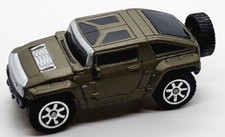 2010 MAISTO FRESH METAL HUMMER HX CONCEPT GREEN 1:64 DIECAST 2 3/4" SUV W/ SPARE
