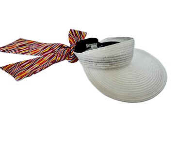 Eugenia Kim Ricky Visor Ivory One Size Hemp Blend NWT | eBay