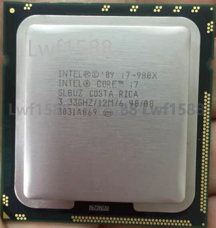 Intel Core i7-980X LGA1366 SLBUZ 3.33GHz 6core 12M CPU