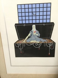 ERTE "AVARICE" LIMITED EDITION LITHOGRAPH HAND SIGNED & NUMBERED #242/350 27X33
