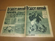 IL SOCCER ILLUSTRATO N°51 DECEMBER 1940 AMBROSIANA-BOLOGNA CANDIANI ROM-GENOVA