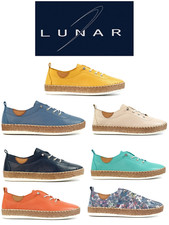 LUNAR EVIE LADIES SOFT LEATHER SHOES PUMPS SLIP ON WOMENS LIGHTWEIGHT