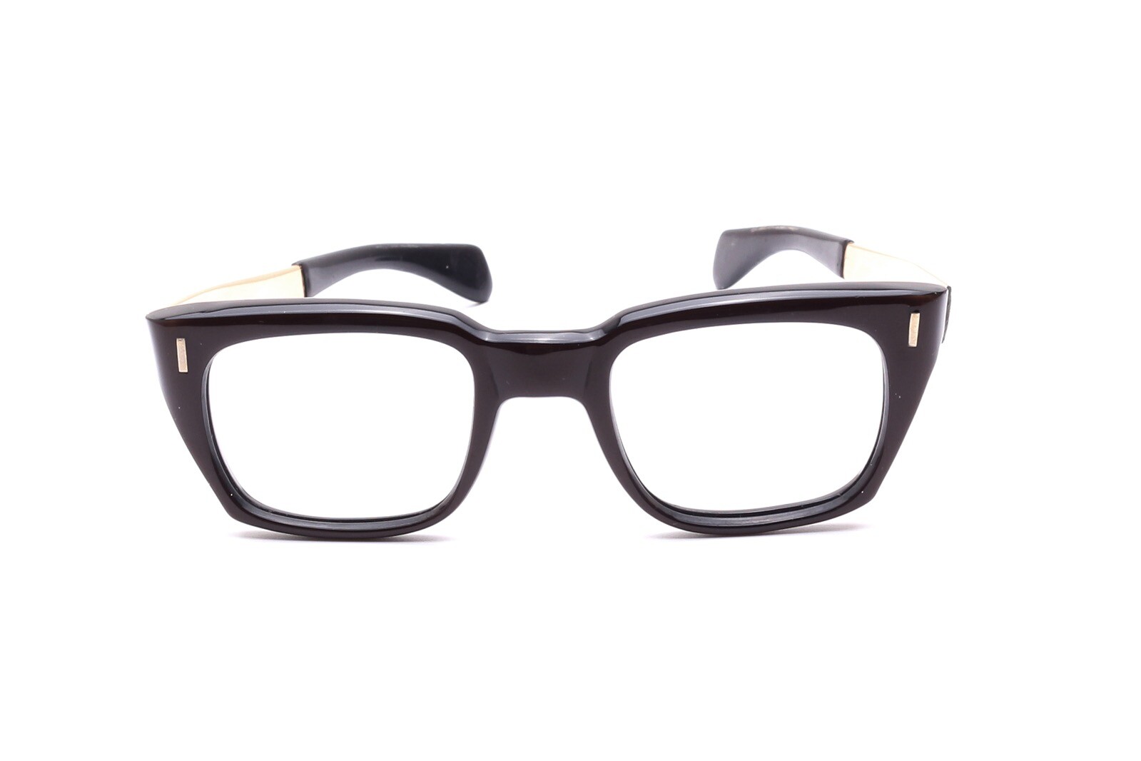 Винтажный ацетат Brillenfassung от braun из золотого металла на рынке ohne D15